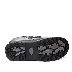 Fototapeta premium sole winter boots isolated on white background