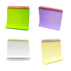Set of 4 different note books