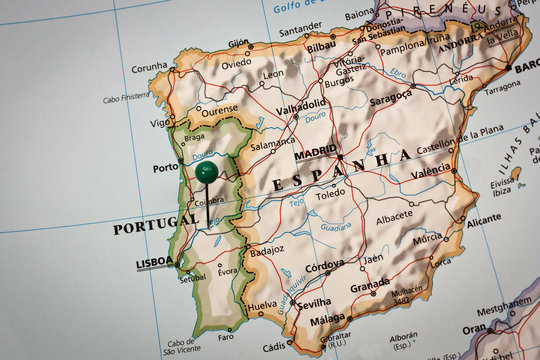6,029 Spain Portugal Map Images, Stock Photos, 3D objects