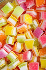 Pile of colorful jelly