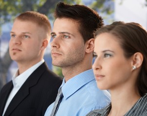 Businessteam outside