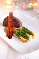 boeuf et asperges