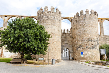 Fototapeta na wymiar Porta de Beja w Serpa, Alentejo, Portugalia
