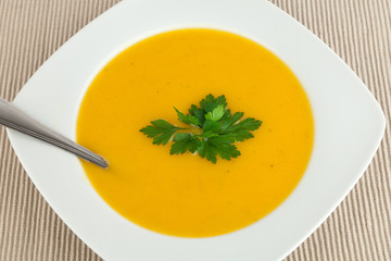 Carrot soup.