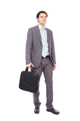 Businessman full length portrait