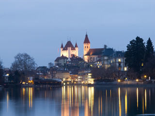 Obraz na płótnie Canvas Cityscape Thun, Szwajcaria