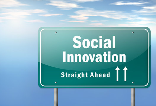 Highway Signpost "Social Innovation"