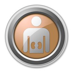 Bronze 3D Style Button 