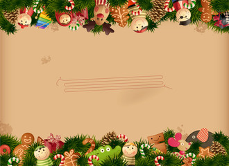 Christmas - toys background