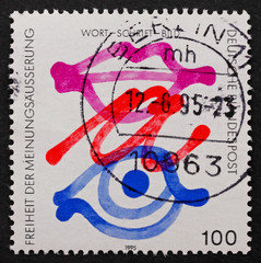 Postage stamp Germany 1995 Freedom of Expression