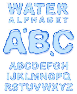 Water Alphabet.