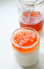 yaourt à la confiture de coing