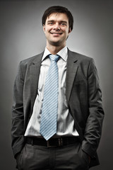 Successful young businessman