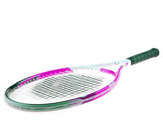 tennis racket isolated on white background