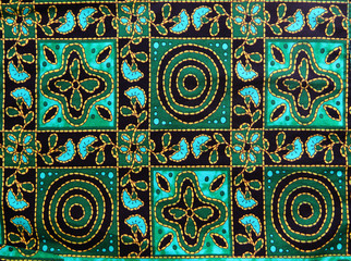 Floral fabric pattern