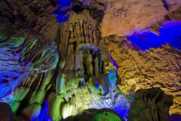 Stoff pro Meter the reed flute cave guilin guangxi © gringos