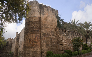 Walls of Old Town of Marbella Costa Del Sol in Spain Europe