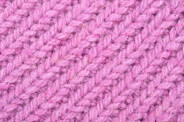 Macro of a woolen Pattern - Knitting Pattern