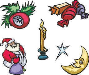 Christmas vector set 5