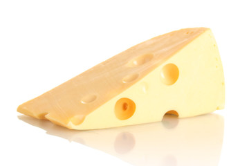 Сheese isolated on white