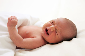 Crying newborn