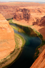 Colorado River at Horseshoe bend in Page, Arizona