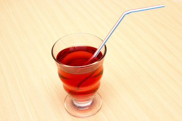 tea in glass cup