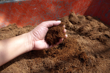 Cultivated garden soil