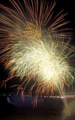 Fireworks over Niagara Falls