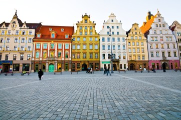 Market square tenements, Wroclaw Poland