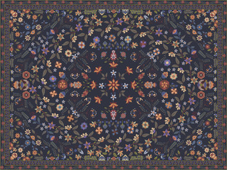 Floral carpet - 37275260