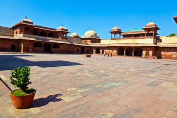 old city of Fatehpur Sikri, India.