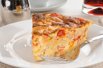 Seafood quiche