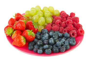Fresh assortment fruit