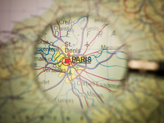 Map of  Paris