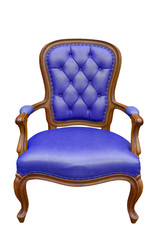 luxury armchair isolated on the white background