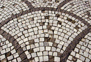 old town pavement background