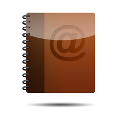 Icono agenda e-mail 3D