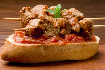 pincho de ternera