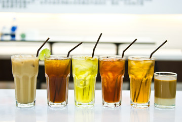 drink in a glass