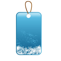 Cartellino Neve Grunge