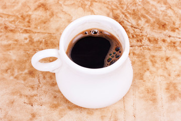 coffe on grunge