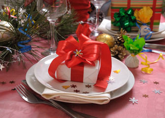 Present at the festive table for Christmas
