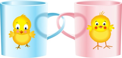 Chicks love mug