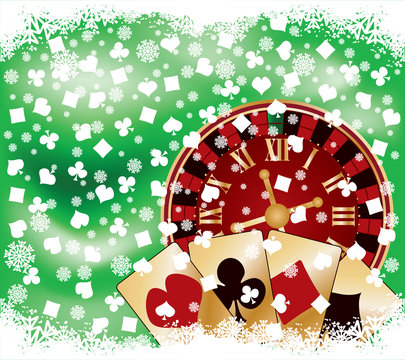 Casino Christmas card