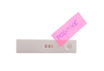 Positive pregnancy test