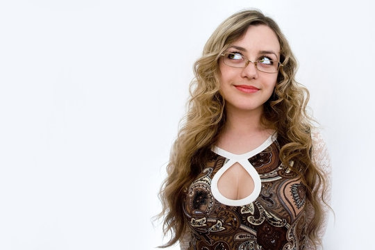 dreamy look beautiful girl