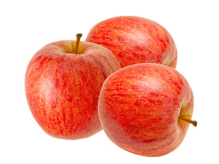 red apple  isolated on white background
