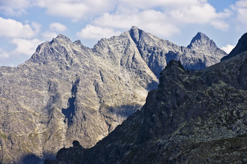 The highest peak in Polish Tatra mountains