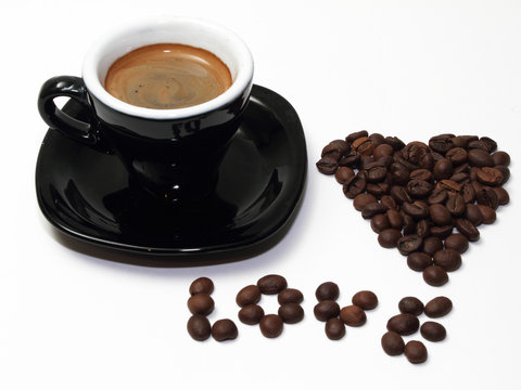ym love a cup a espresso coffee